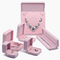 Bestyle Custom Logo Printed Luxury Jewelry Packaging Box CMYK Color With Velvet Insert