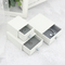 Customize LOGO Drawer Packaging Boxes Plain White Jewelry Gift Packaging Boxes