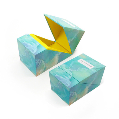 Customized Exquisite Perfume Rigid Gift Boxes Double Sided Printing Special Shaped