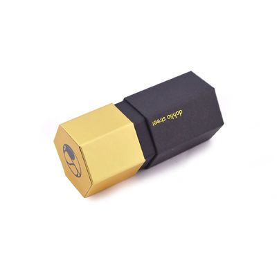 جعبه هکساگونال جعبه هدیه جعبه پوشه جعبه هدیه جعبه شکل گردنبند جواهرات جعبه طلای داغ نقره داغ سفارشی